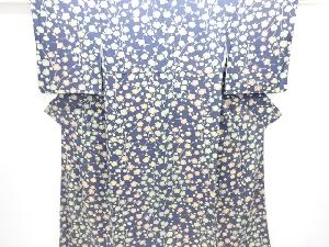 アンティーク　錦紗梅模様着物